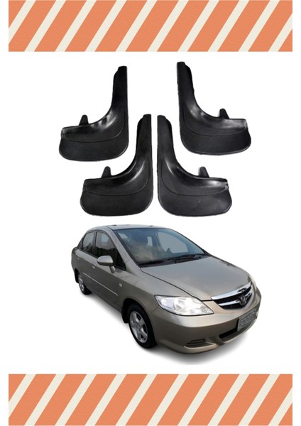 Honda City Uyumlu 4'li Tozluk Çamurluk Paçalık