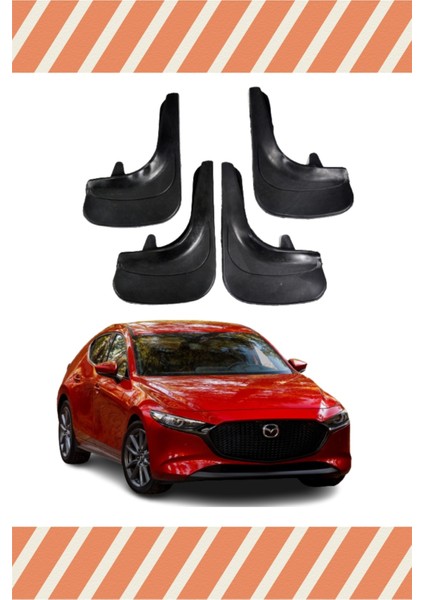 Mazda 3 4'lü Tozluk Çamurluk Paçalık