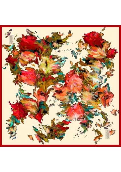 Güz | Yaz Serinliği Eşarp 90 x 90 - 2563 05