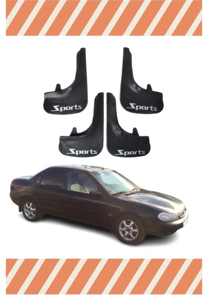 Ford Mondeo 1997-2001 Sports Yazılı 4'lü Tozluk Çamurluk Paçalık