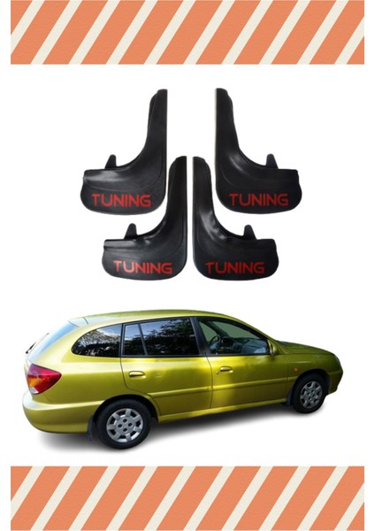 Kia Rio Stw 2003-2005 Tunıng Yazılı 4'lü Tozluk Çamurluk Paçalık