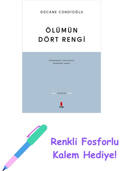 Ölümün Dört Rengi + Yapışkanlı Not Kağıdı
