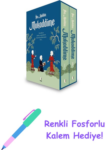 Mukaddime 1-2 Set (Ciltli - Kutulu) + Yapışkanlı Not Kağıdı