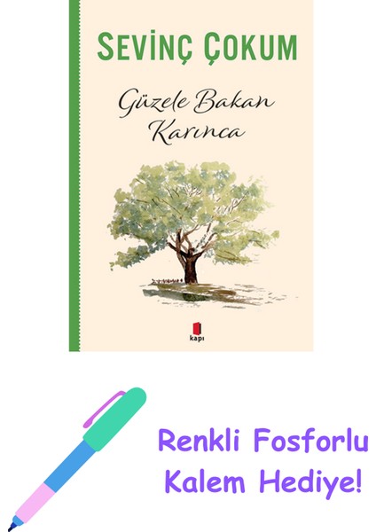 Güzele Bakan Karınca + Yapışkanlı Not Kağıdı