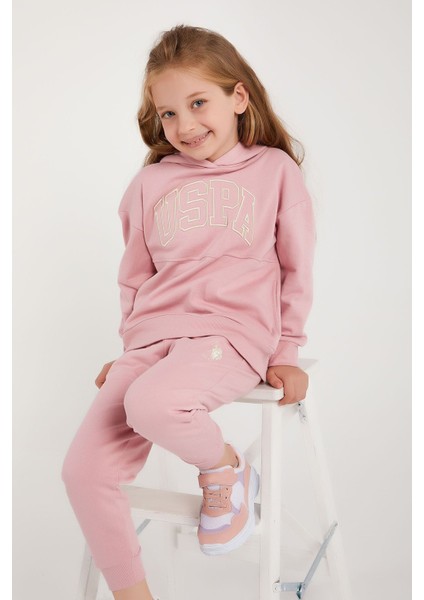 Kız Çocuk Pembe Eşofman Takımı
