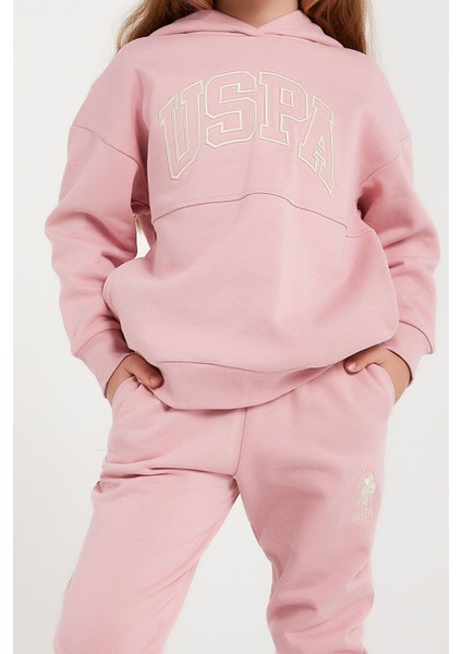 Kız Çocuk Pembe Eşofman Takımı