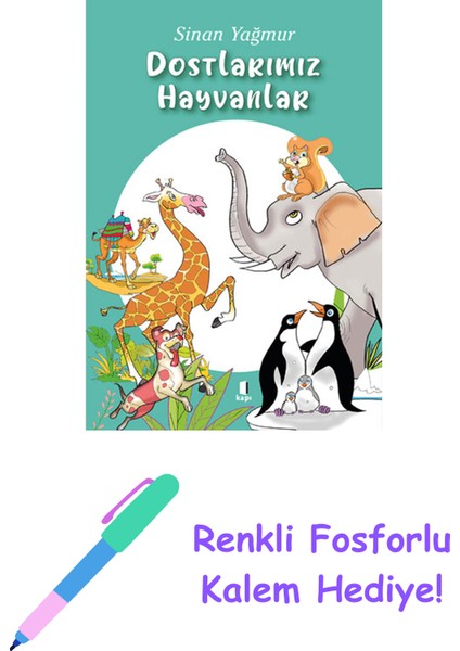 Dostlarımız Hayvanlar + Yapışkanlı Not Kağıdı