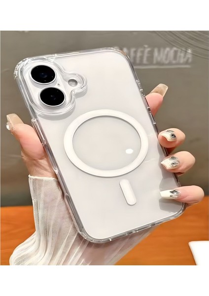 iPhone 17 Magsafe Uyumlu Şeffaf Darbe Emici Kılıf – Sararma Karşıtı, Yükseltilmiş fiyatları