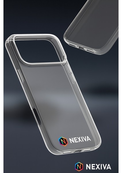 iPhone 17 Pro Uyumlu Şeffaf Sert Mika Kılıf – Sararma Karşıtı, Yükseltilmiş