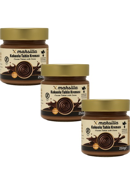 Kakaolu Tahin Kreması 3'lü Paket (250G x 3)