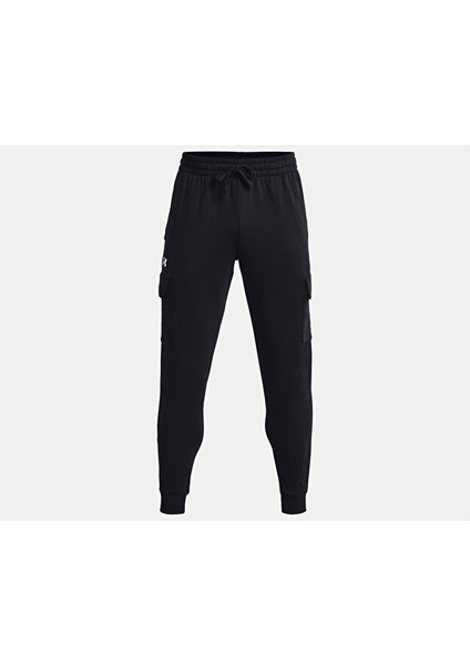 Ua Rival Fleece Cargo Jogger Erkek Günlük Kargo Eşofman Altı 1382134-001 Siyah indirimleri