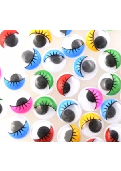 Vagon Oynar Göz Renkli 20MM 30LU Poşette - 2 Adet