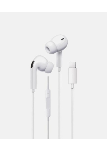 03 Iphone 15 15 Pro 15 Pro Max 16 Plus 16 16 Pro Max Uyumlu Kulaklık Type-C Uyumlu Tak Çalıştır Bluetooth Gerektirmez