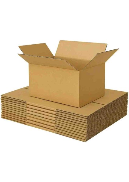 50X30X30 Çift Oluklu Taşıma Nakliye Çeyiz Arşiv Kitap Boş Karton Koli 10 Adet