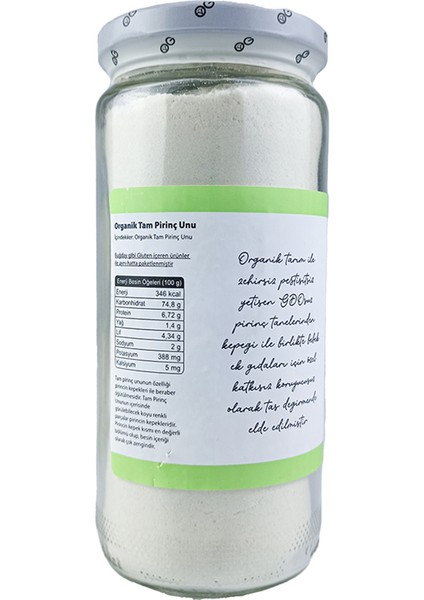 Og Natural Organik Tam Pirinç Unu 300 gr fiyatları