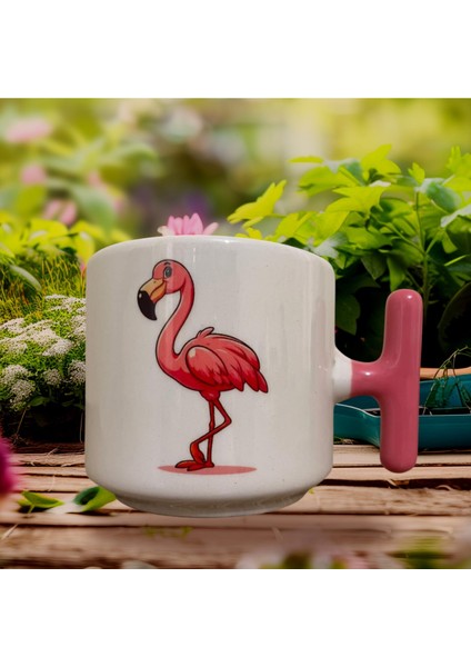 Flamingo Çift Taraf Baskılı Kupa- Seramik Çay, Kahve Hediyelik Bardağı fiyatları