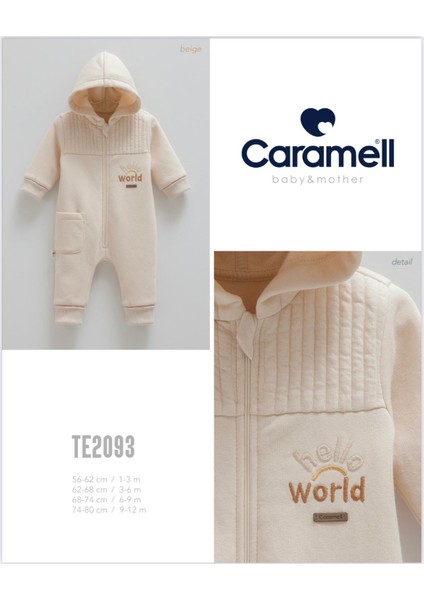 Barbosa Caramell %100 Pamuk Hello World 3 Iplik Şardonlu Erkek Bebek Lux Tulum TE2093 (Yeni Sezon) fiyatları