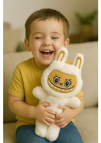 Labubu Peluş Bebek Dekoratif Oyuncak, Uyku Arkadaşı Labubu Oyuncak