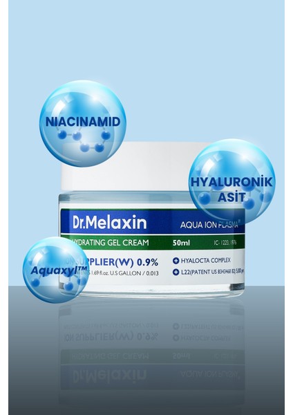 Aydınlatıcı Nemlendirici Krem | L22 Patentli + 8 Katmanlı Hyaluronik Asit + Niacinamide 50ML indirimleri