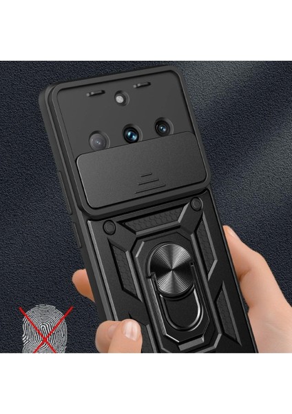 Realme 11 Pro Kılıf Pars Lens Yüzüklü Silikon - Kırmızı fiyatları