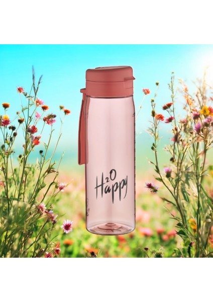 Pure Su Matarası, Süzgeçli Su Kabı, Plastik Suluk, Su Matarası, 730 ml