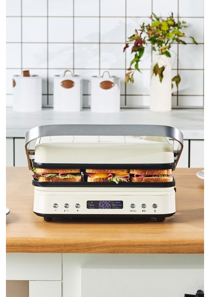 Tost, Krep Izgara Çift Taraflı Plaka 2000W Digitalekran Yanmazyapışmaz Tost, Krep ve Izgara Makinesi fırsatları