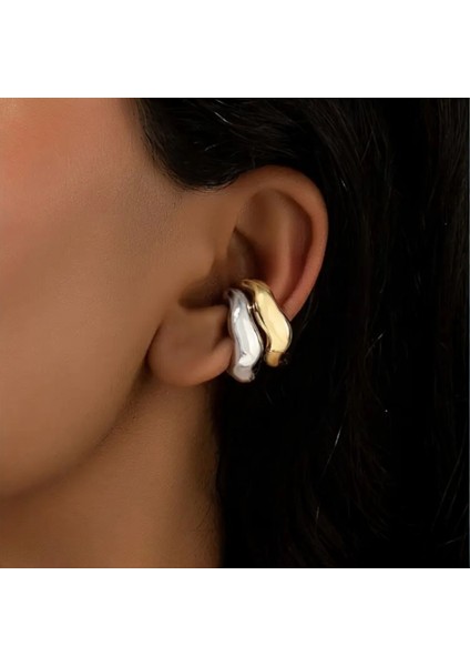 2 Li Earcuff Küpe Sıkıştırmalı