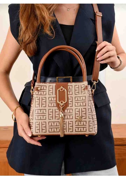 Miami Polo 4 Bölmeli Kadın El ve Omuz Çantası