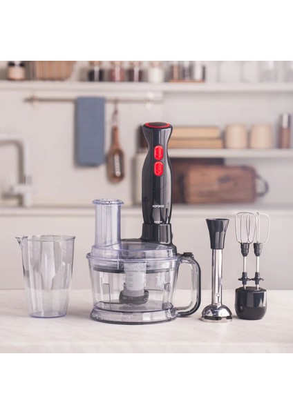 PRO-2000W Turbo Doğrayıcı, Dilimleme Rondo, Blender - Ikili Çelik Mikser, Buz Kırıcı Mutfak Robotu fiyatları