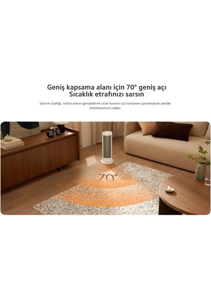 Fan Heater Anında Sıcaklık Hızlı Isıtma-Fanlı Dikey Isıtıcı 2000W modelleri