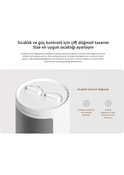 Fan Heater Anında Sıcaklık Hızlı Isıtma-Fanlı Dikey Isıtıcı 2000W indirimleri