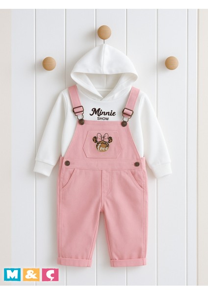 Unisex Kot Tulum Sonbahar Kış Kız Erkek Bebek 2li Takım Overall Jumpsuit