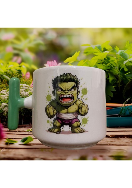 Sevimli Karakter Çift Taraf Baskılı Kupa- Seramik Çay, Kahve Hediyelik Bardağı