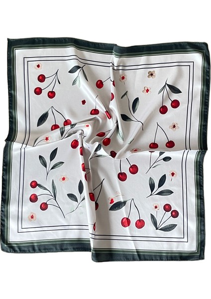 2 Li Saten Bandana Seti Saten Fular Saten Çanta Aksesuarı Özel Desen Bandana 45X50 cm fiyatları
