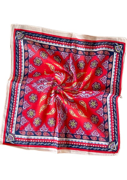 2 Li %100 Pamuklu Bandana Seti Özel Desen Bandana Fular Çanta Aksesuarı Bandana 45X50 cm fiyatları