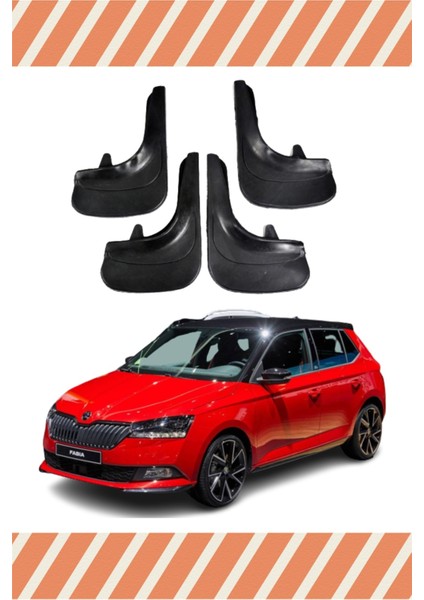 Skoda Fabia 4'lü Tozluk Çamurluk Paçalık