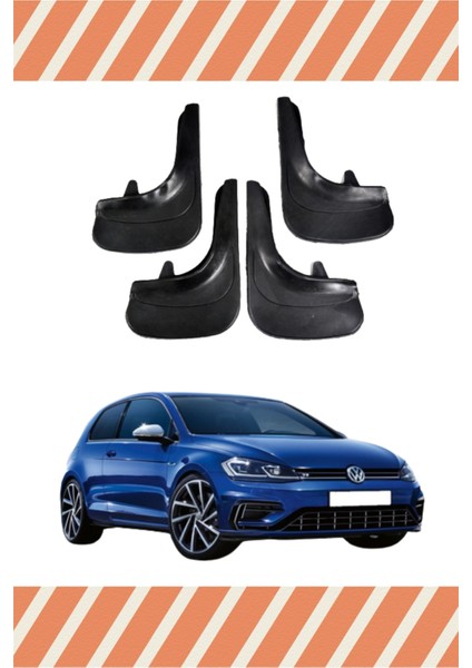 Volswagen Golf 7 4'lü Tozluk Çamurluk Paçalık