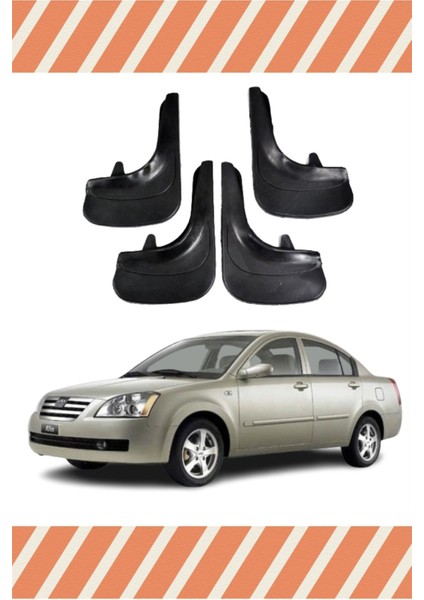 Chery Alia Uyumlu 4'lü Tozluk Çamurluk Paçalık