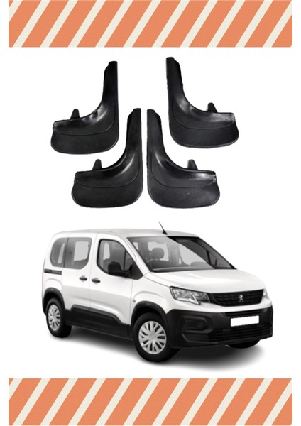 Peugeot Rifter 4'lü Tozluk Çamurluk Paçalık