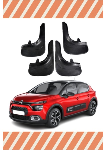 Citroen C3 2015-2022 4'lü Tozluk Çamurluk Paçalık