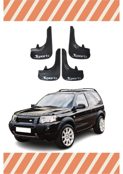 Land Rover Freelander 1 Sports Yazılı 4'lü Tozluk Çamurluk Paçalık