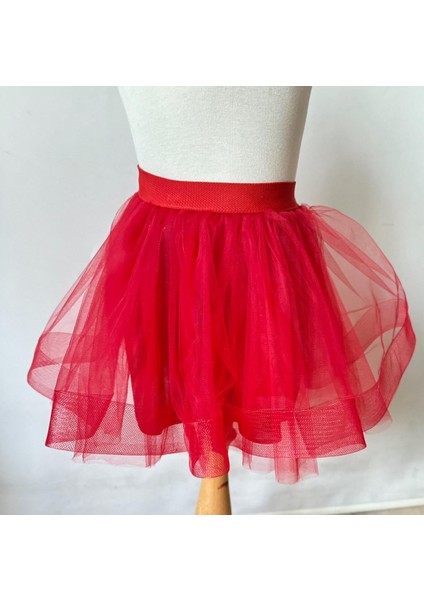 Gala Altı Grinli Kabarık Kız Çocuk Tütülü Etek