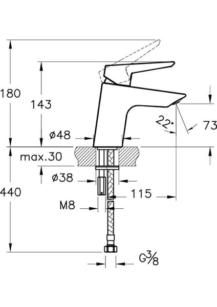 Solid S Lavabo Bataryası modelleri