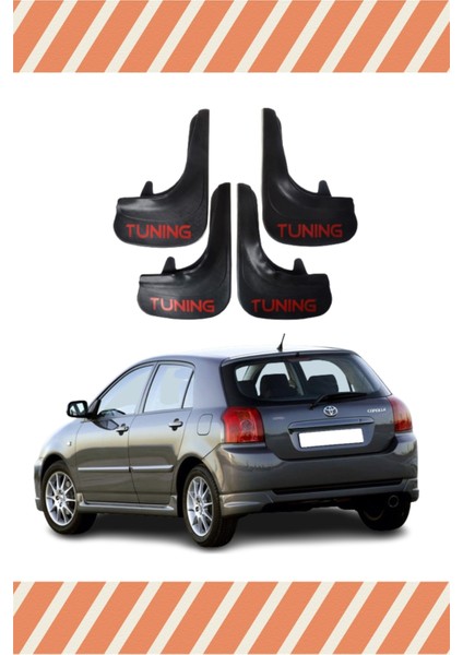Toyota Corolla Hb Tüm Kasalar Tunıng Yazılı 4'lü Tozluk Çamurluk Paçalık