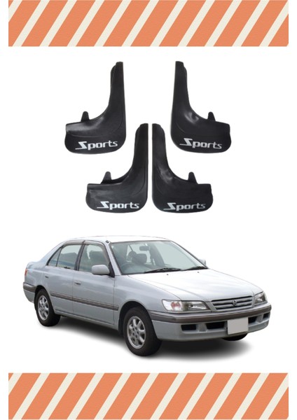 Toyota Corona Sports Yazılı 4'lü Tozluk Çamurluk Paçalık