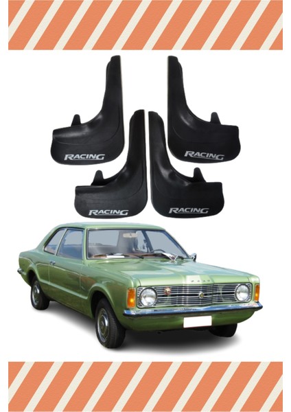 Ford Taunus Racing Yazılı 4'lü Tozluk Çamurluk Paçalık