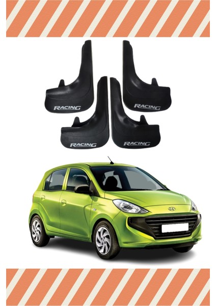 Hyundai Atos Racing Yazılı 4'lü Tozluk Çamurluk Paçalık