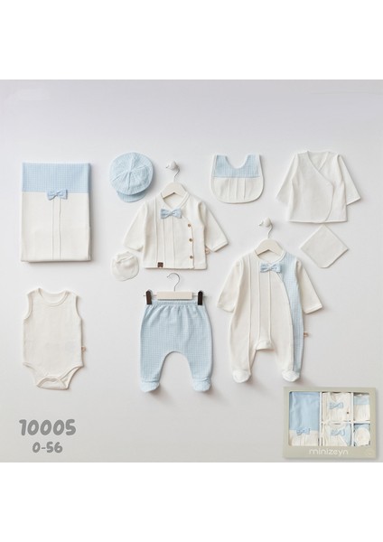 Erkek Bebek Yenidoğan 0-3 Ay Carısma Nervüllü 10LU Hastane Çıkışı Zıbın Seti modelleri