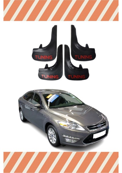 Ford Mondeo 2008-2013 Tunıng Yazılı 4'lü Tozluk Çamurluk Paçalık