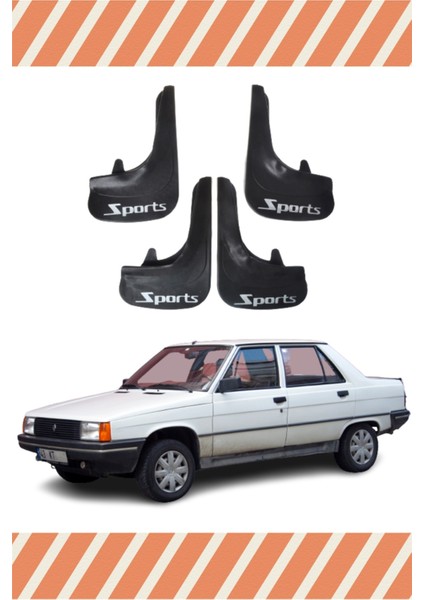 Renault Brodway Sports Yazılı 4'lü Tozluk Çamurluk Paçalık